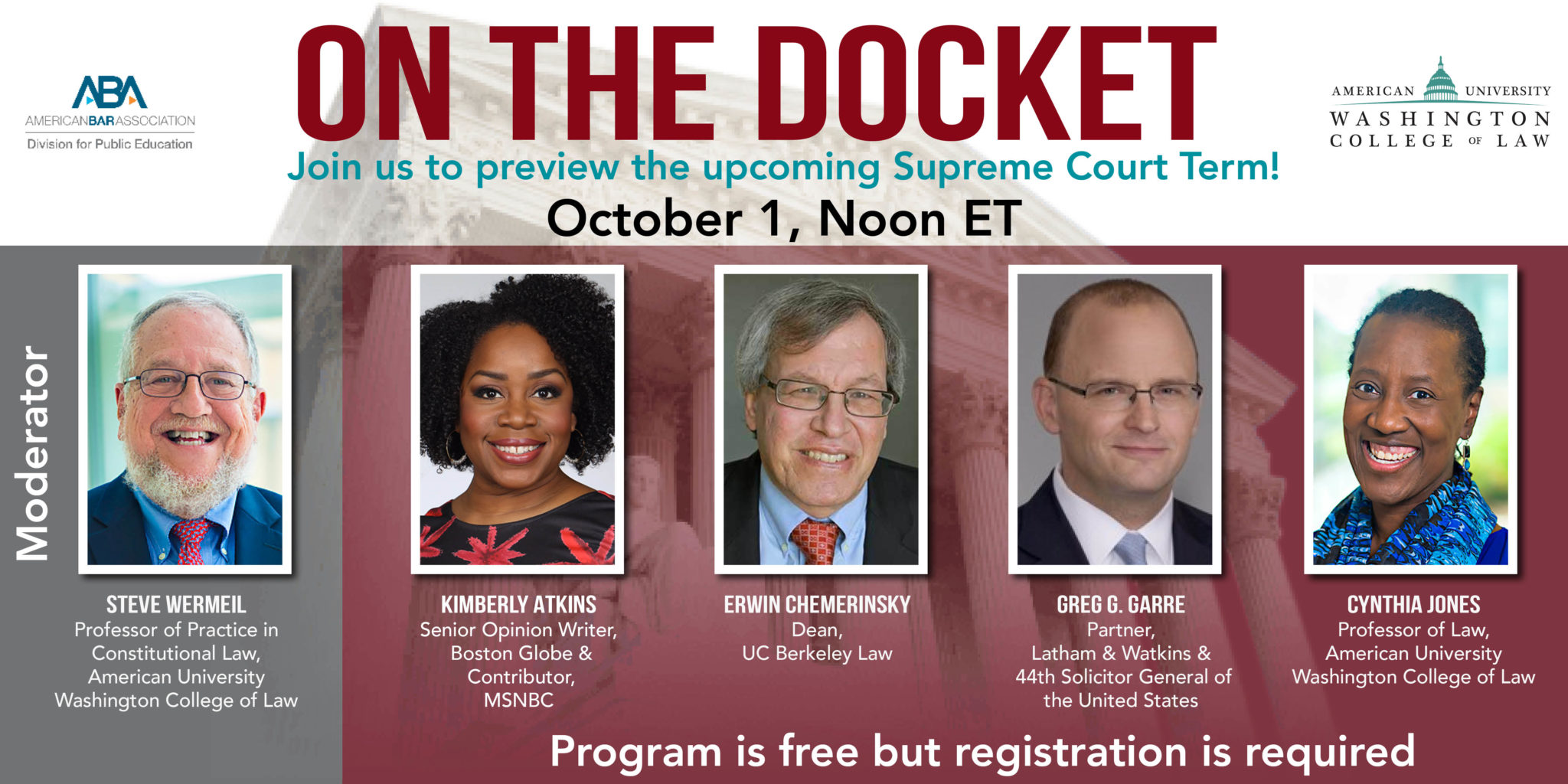 ABA On the Docket: Supreme Court Preview 10/1 Yale Journal on Regulation